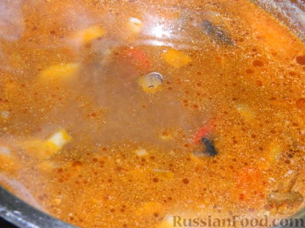 Зимний суп-солянка из капусты